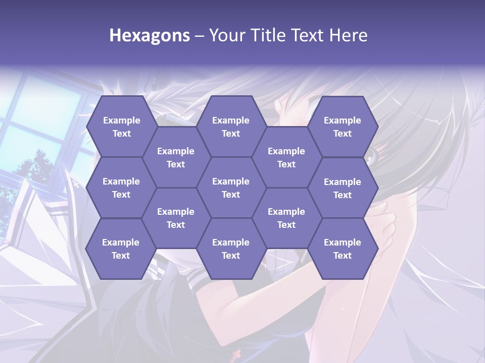 A Woman In A White Shirt And A Red Tie PowerPoint Template