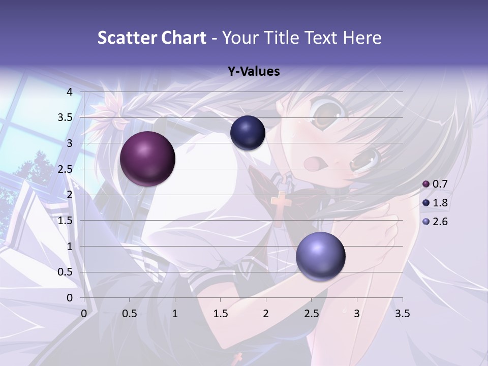 A Woman In A White Shirt And A Red Tie PowerPoint Template