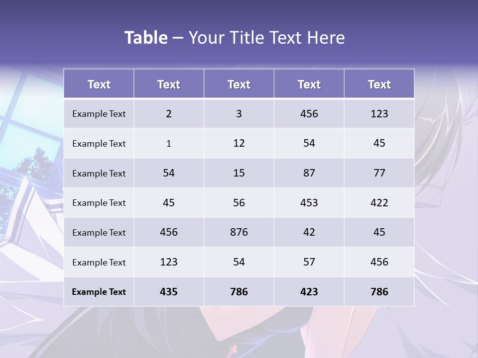 A Woman In A White Shirt And A Red Tie PowerPoint Template