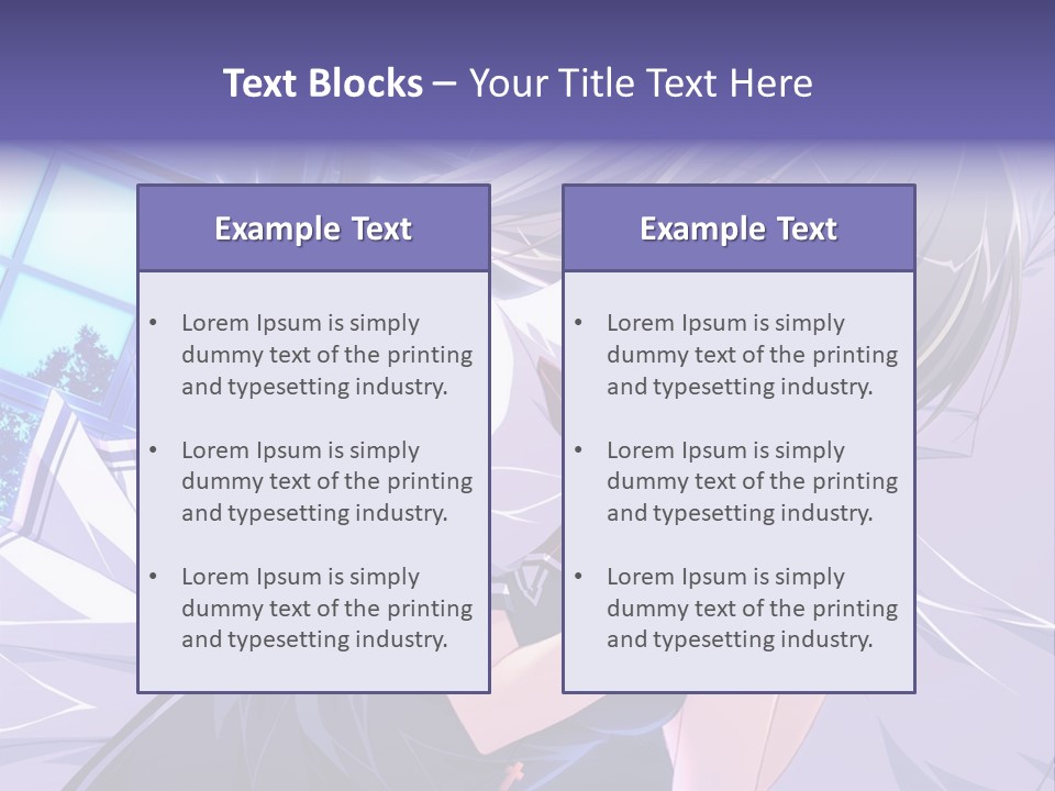 A Woman In A White Shirt And A Red Tie PowerPoint Template