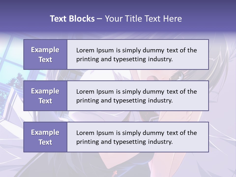 A Woman In A White Shirt And A Red Tie PowerPoint Template