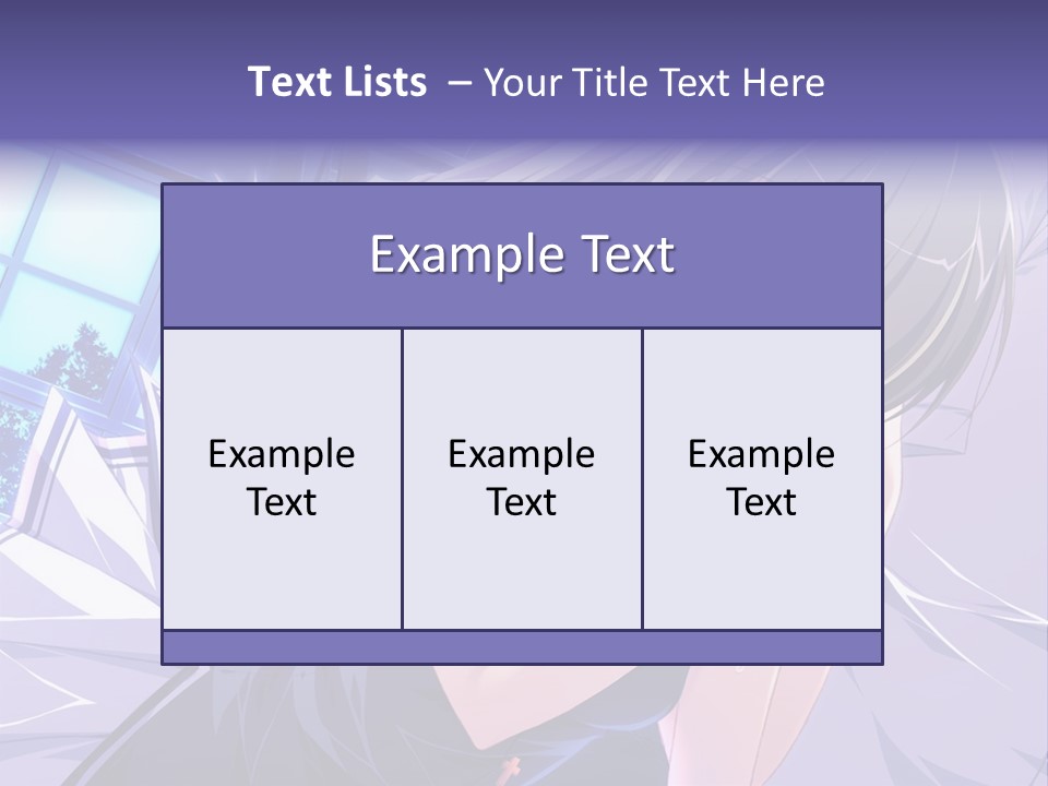 A Woman In A White Shirt And A Red Tie PowerPoint Template