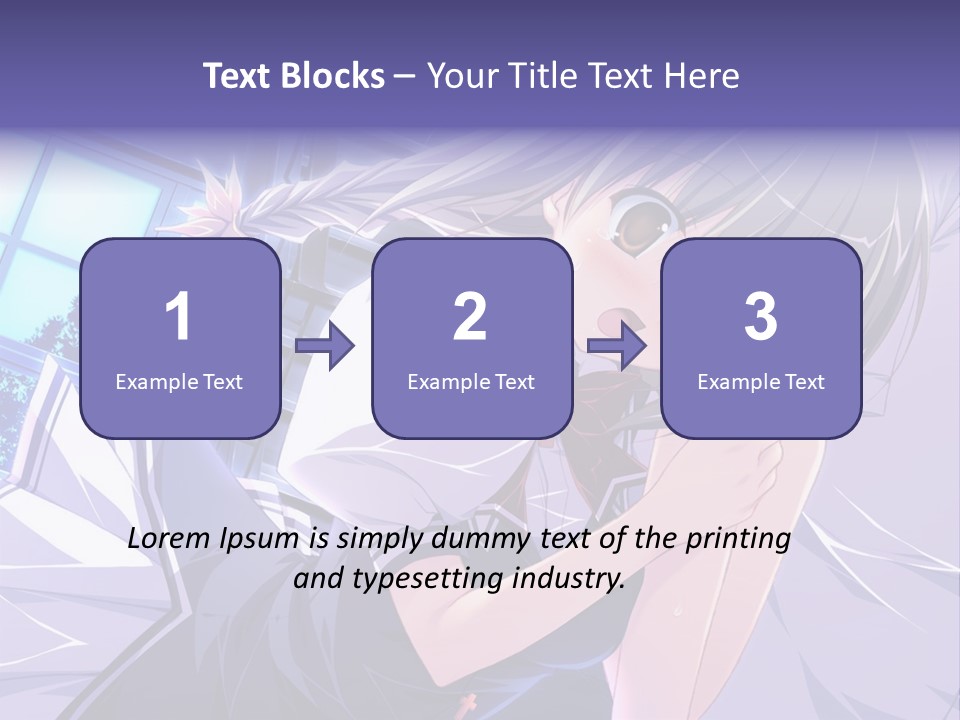 A Woman In A White Shirt And A Red Tie PowerPoint Template