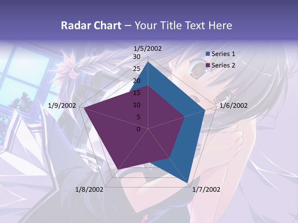 A Woman In A White Shirt And A Red Tie PowerPoint Template