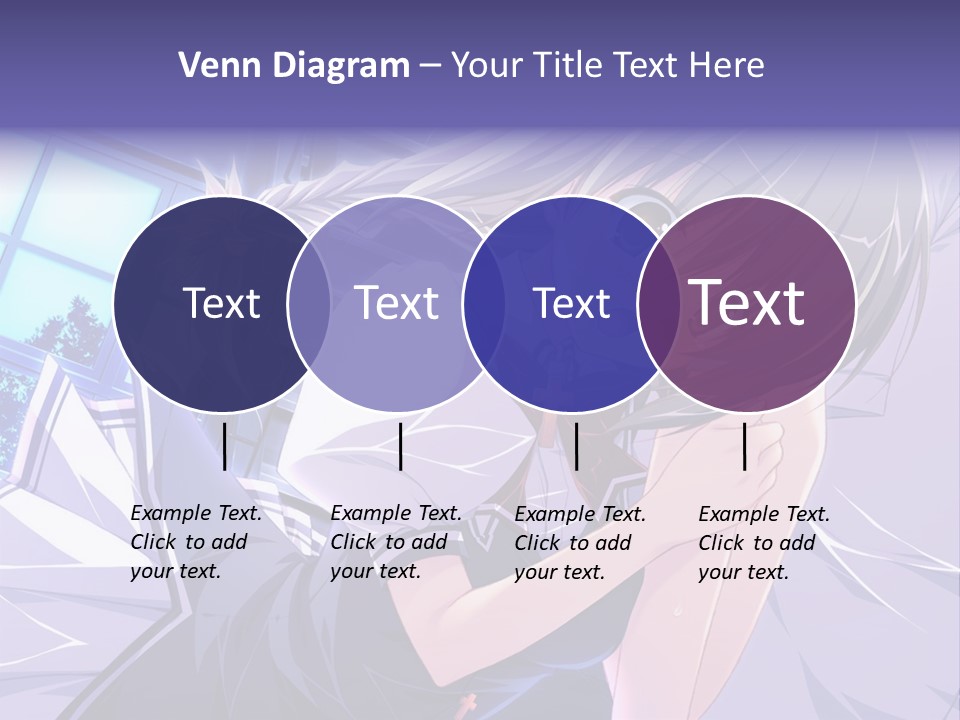 A Woman In A White Shirt And A Red Tie PowerPoint Template