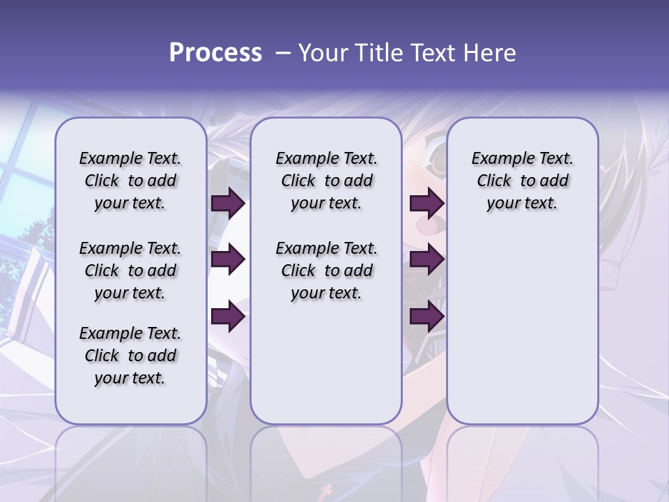A Woman In A White Shirt And A Red Tie PowerPoint Template