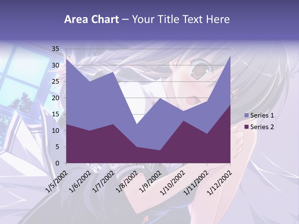 A Woman In A White Shirt And A Red Tie PowerPoint Template