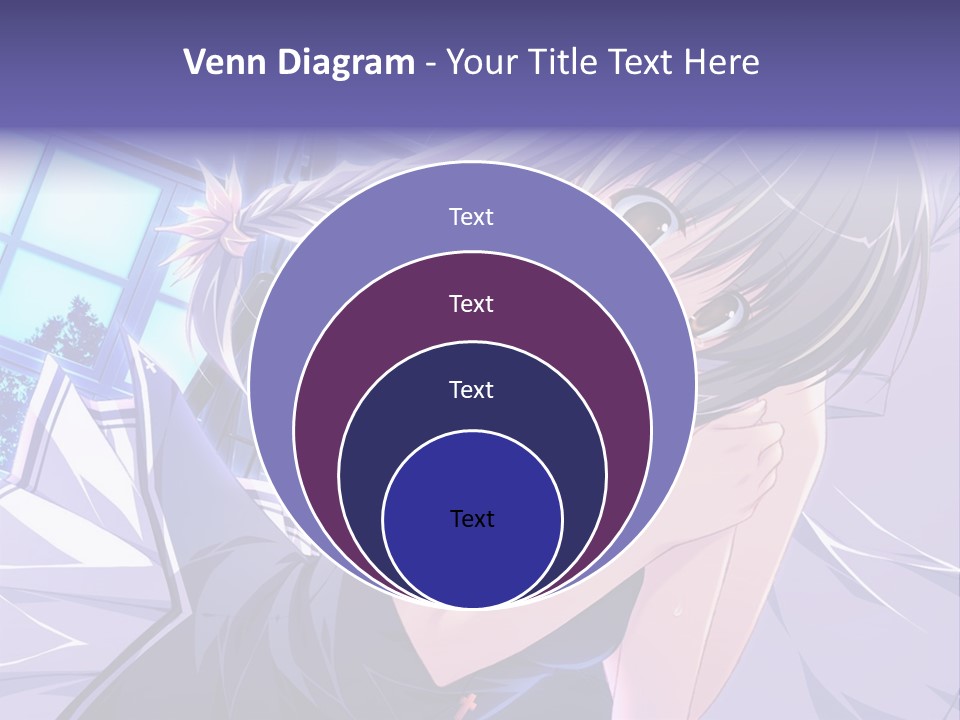 A Woman In A White Shirt And A Red Tie PowerPoint Template