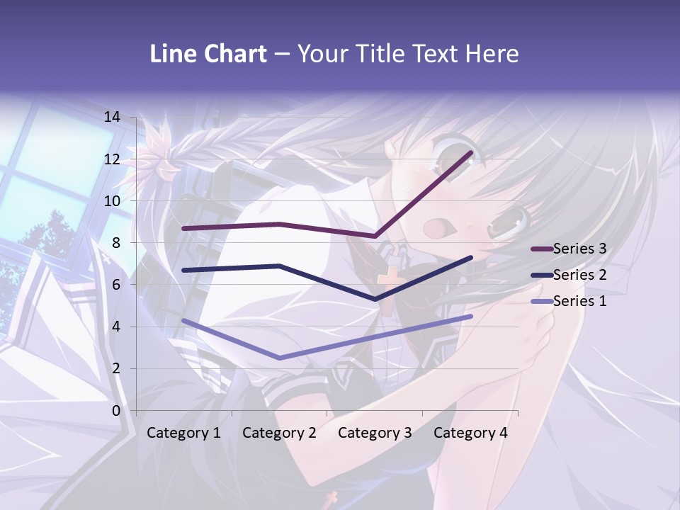 A Woman In A White Shirt And A Red Tie PowerPoint Template