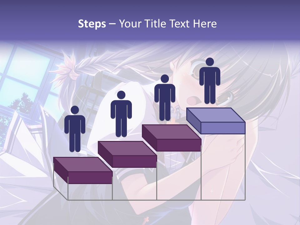 A Woman In A White Shirt And A Red Tie PowerPoint Template