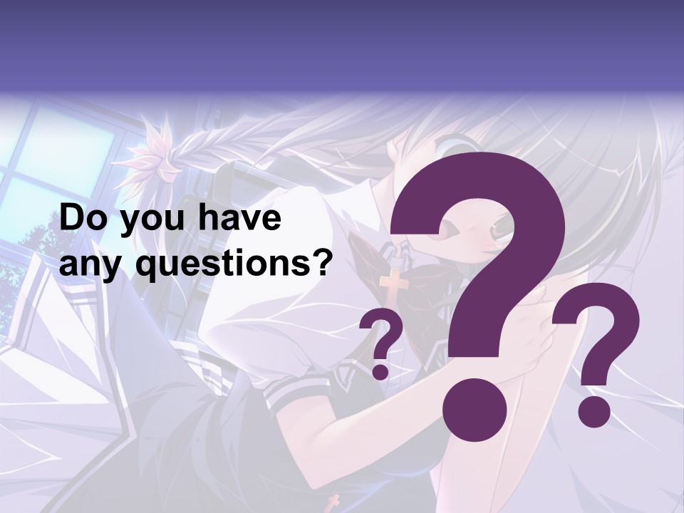 A Woman In A White Shirt And A Red Tie PowerPoint Template