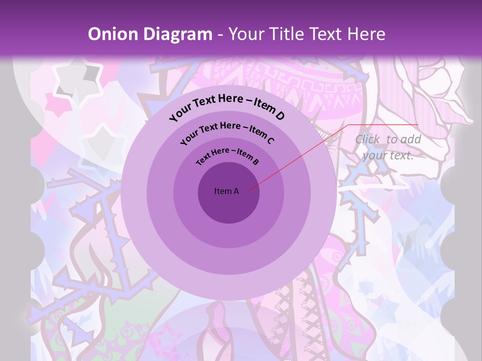 A Girl With Pink Hair Is Standing In Front Of A Purple Background PowerPoint Template