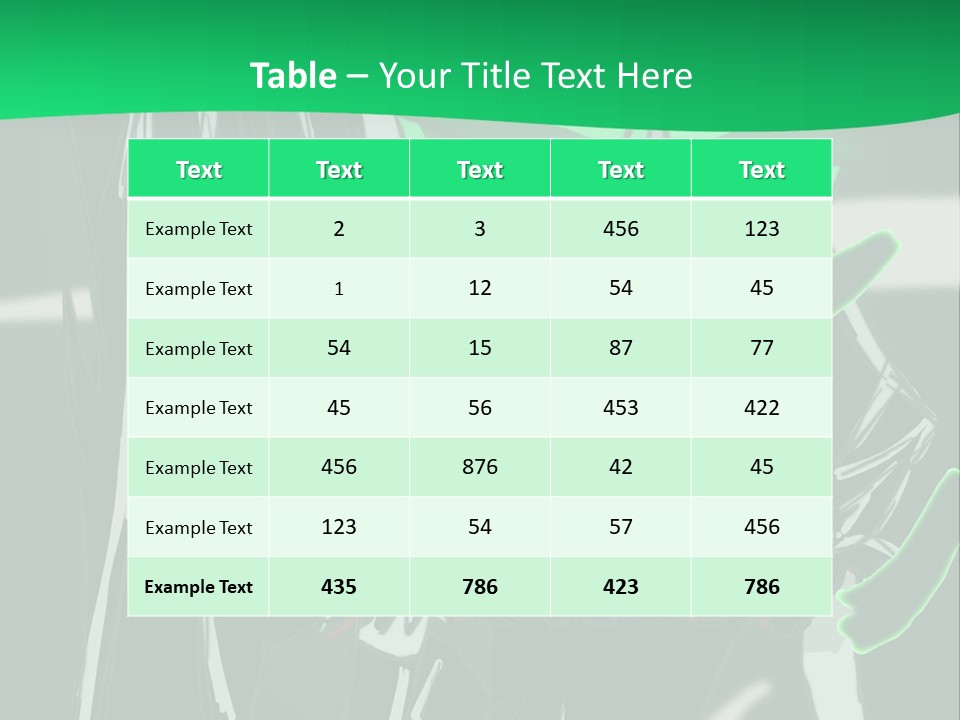 A Green And Black Anime Character Powerpoint Presentation PowerPoint Template