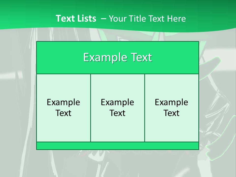 A Green And Black Anime Character Powerpoint Presentation PowerPoint Template