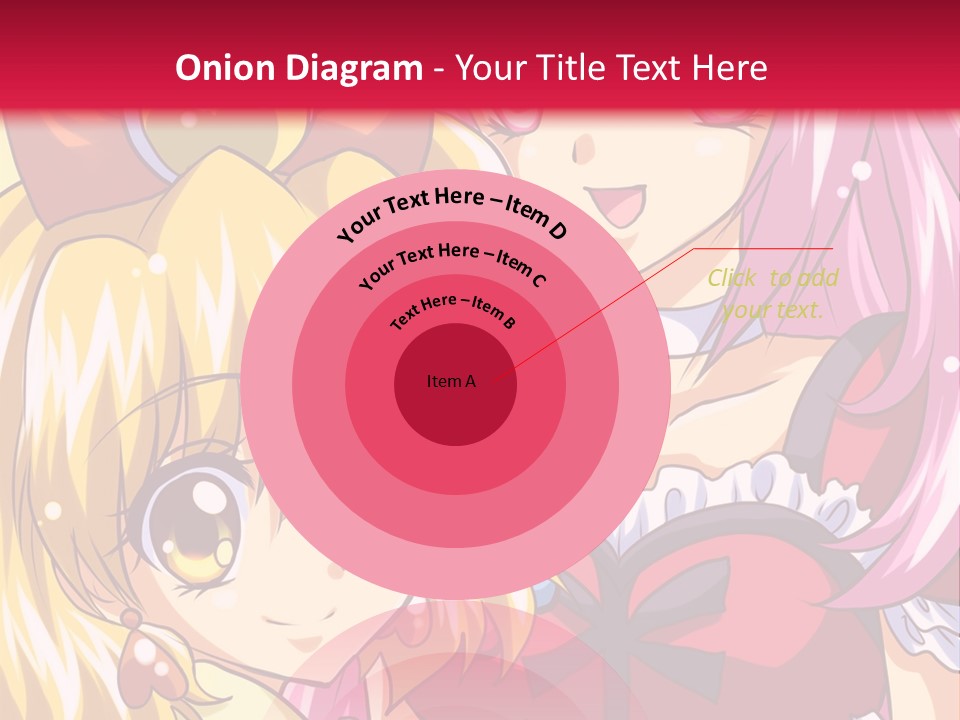 A Couple Of Anime Girls Standing Next To Each Other PowerPoint Template