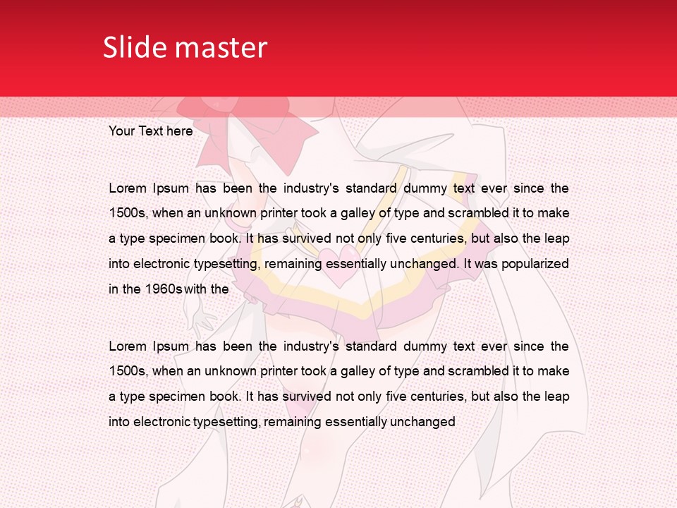 A Girl With A Heart Shaped Object In Her Hand PowerPoint Template