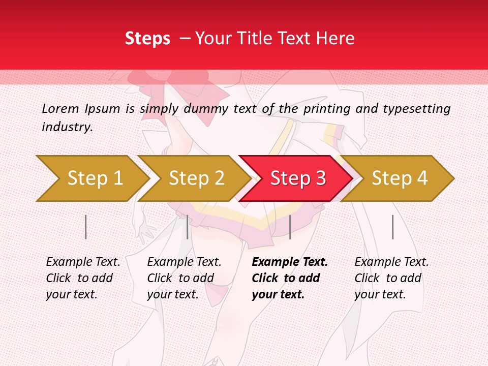 A Girl With A Heart Shaped Object In Her Hand PowerPoint Template