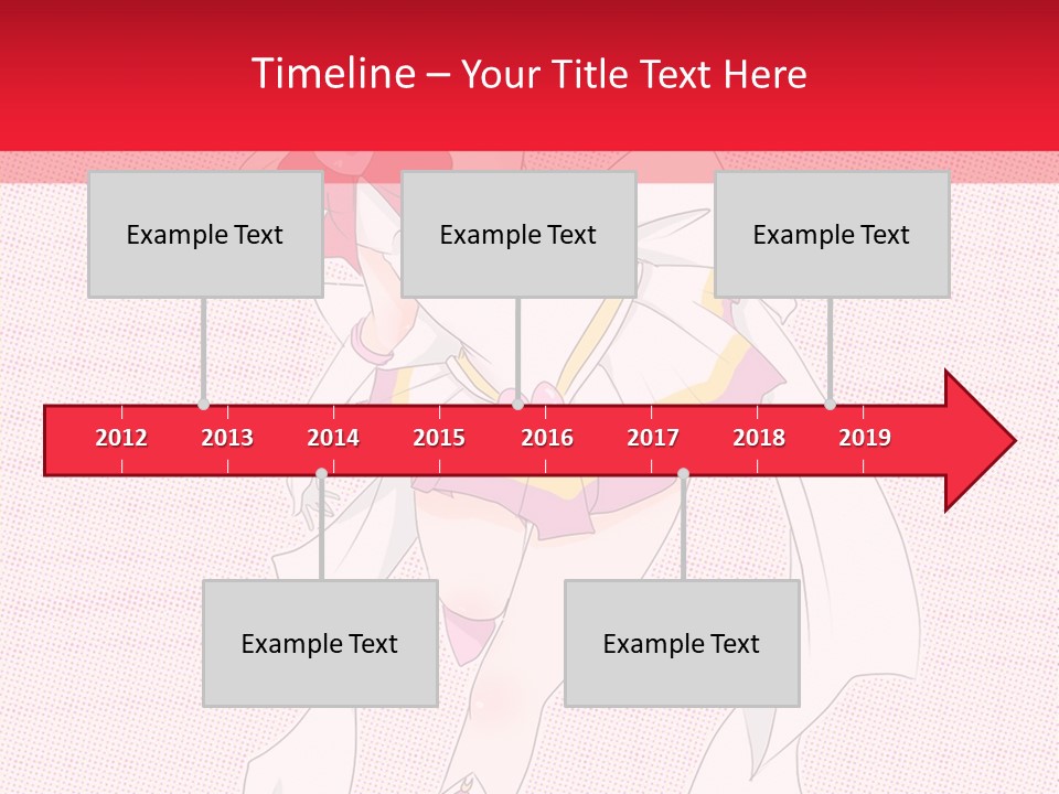 A Girl With A Heart Shaped Object In Her Hand PowerPoint Template