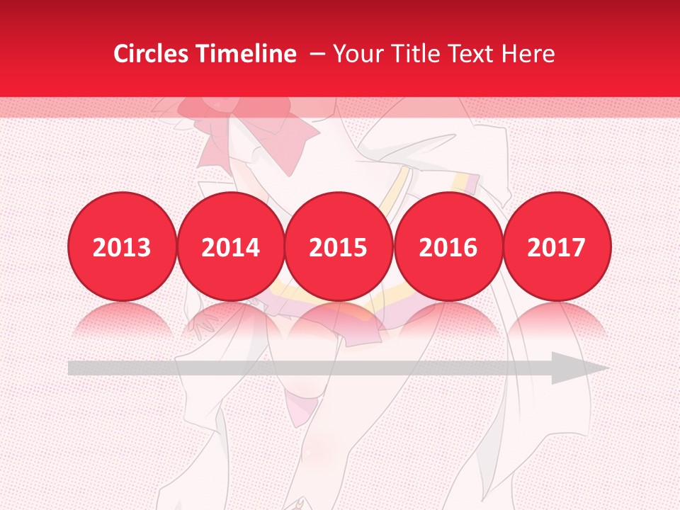 A Girl With A Heart Shaped Object In Her Hand PowerPoint Template