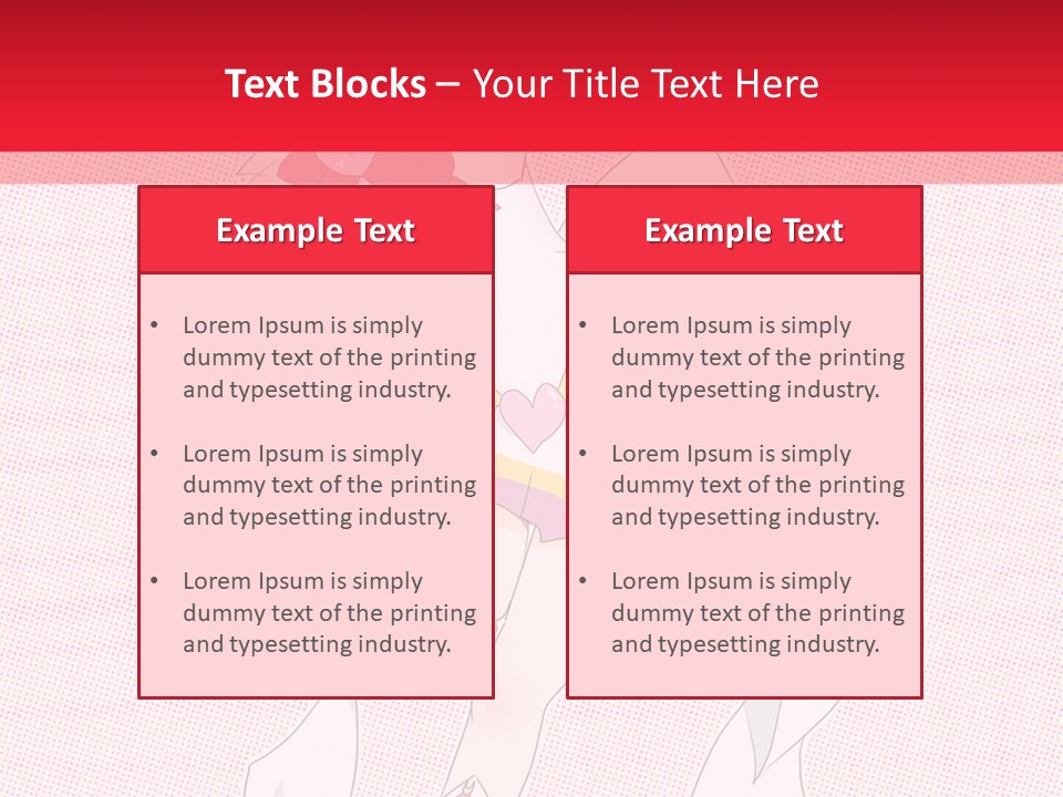 A Girl With A Heart Shaped Object In Her Hand PowerPoint Template