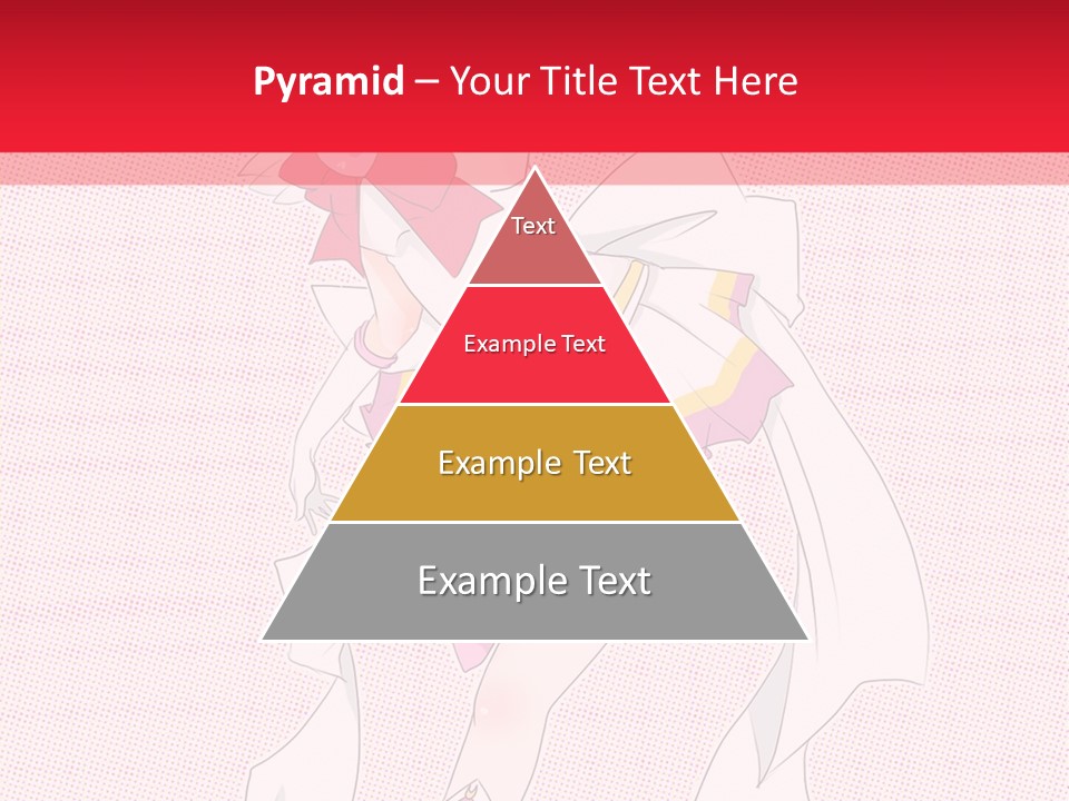 A Girl With A Heart Shaped Object In Her Hand PowerPoint Template