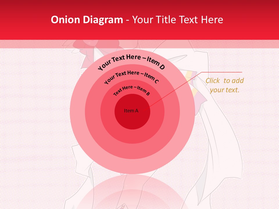 A Girl With A Heart Shaped Object In Her Hand PowerPoint Template