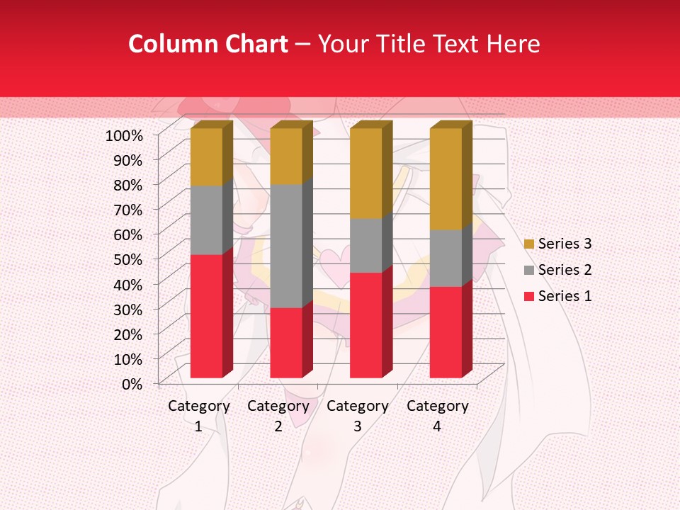 A Girl With A Heart Shaped Object In Her Hand PowerPoint Template