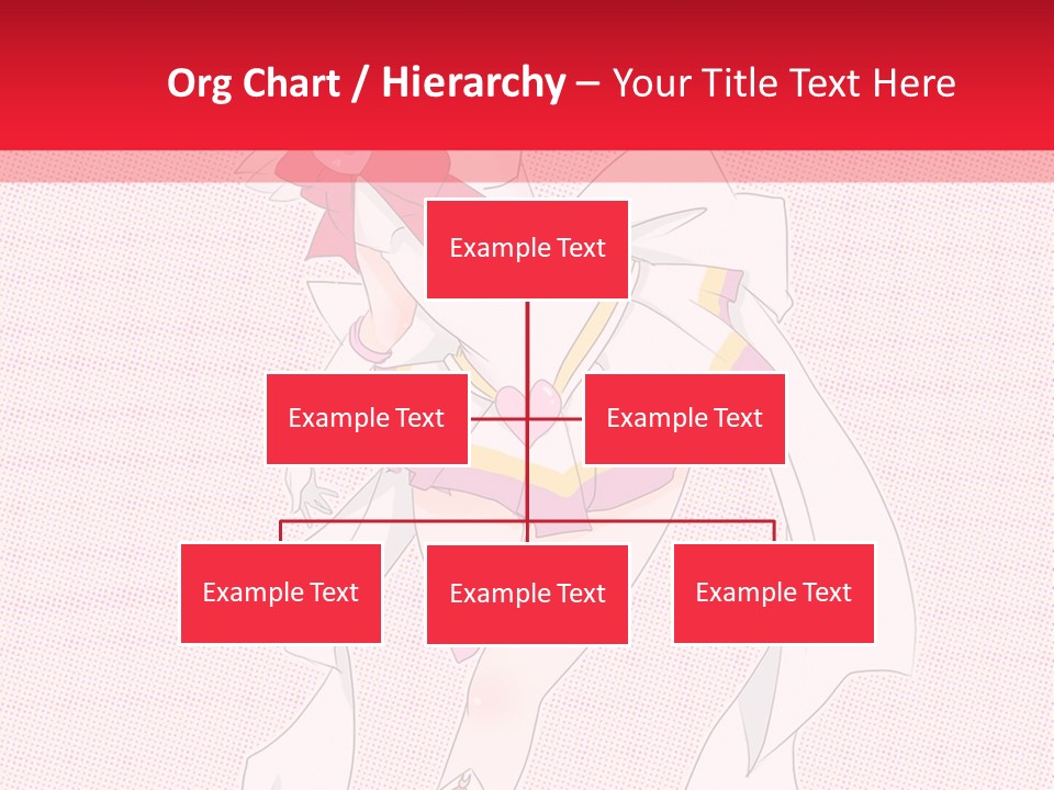 A Girl With A Heart Shaped Object In Her Hand PowerPoint Template