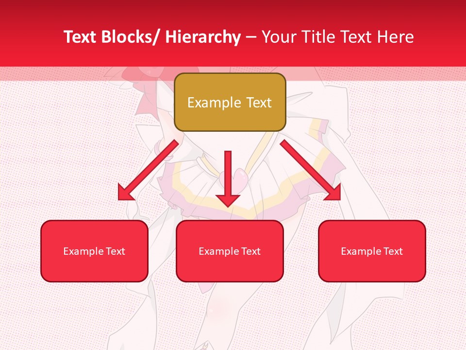 A Girl With A Heart Shaped Object In Her Hand PowerPoint Template