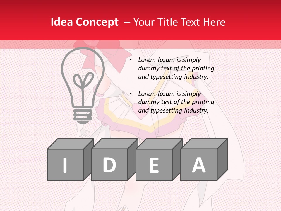 A Girl With A Heart Shaped Object In Her Hand PowerPoint Template