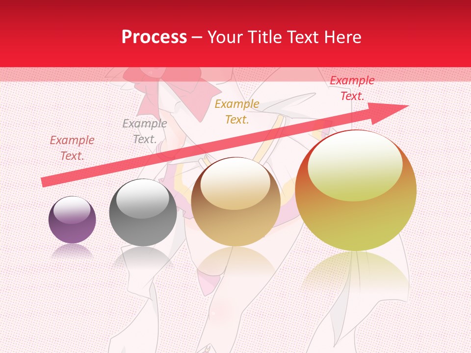 A Girl With A Heart Shaped Object In Her Hand PowerPoint Template