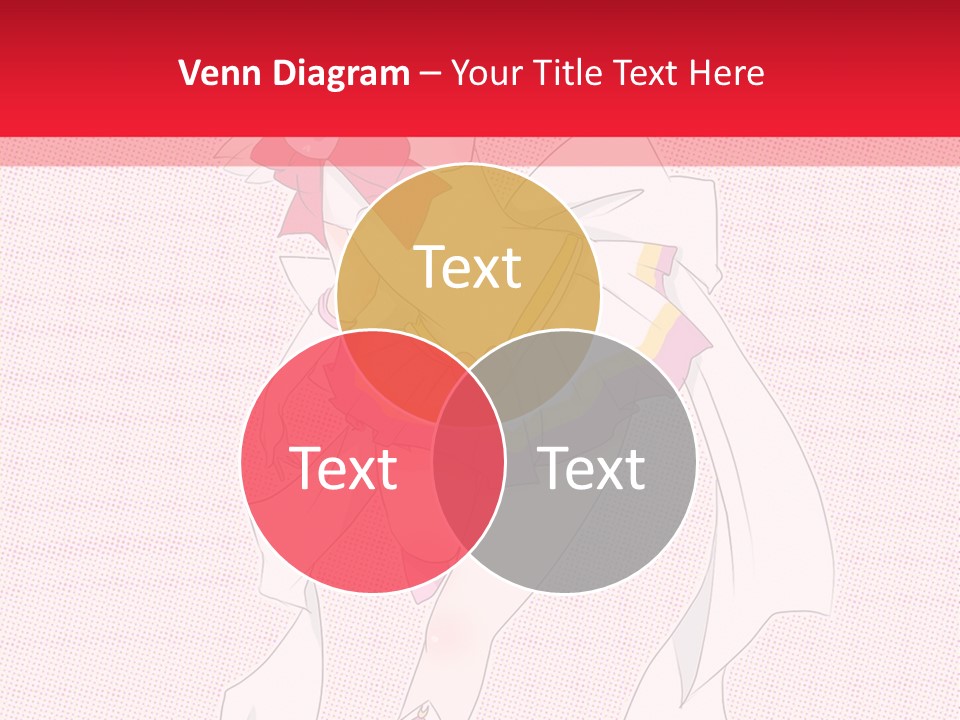 A Girl With A Heart Shaped Object In Her Hand PowerPoint Template