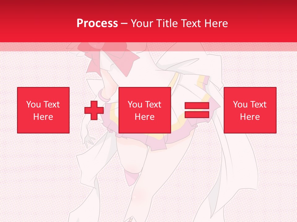 A Girl With A Heart Shaped Object In Her Hand PowerPoint Template