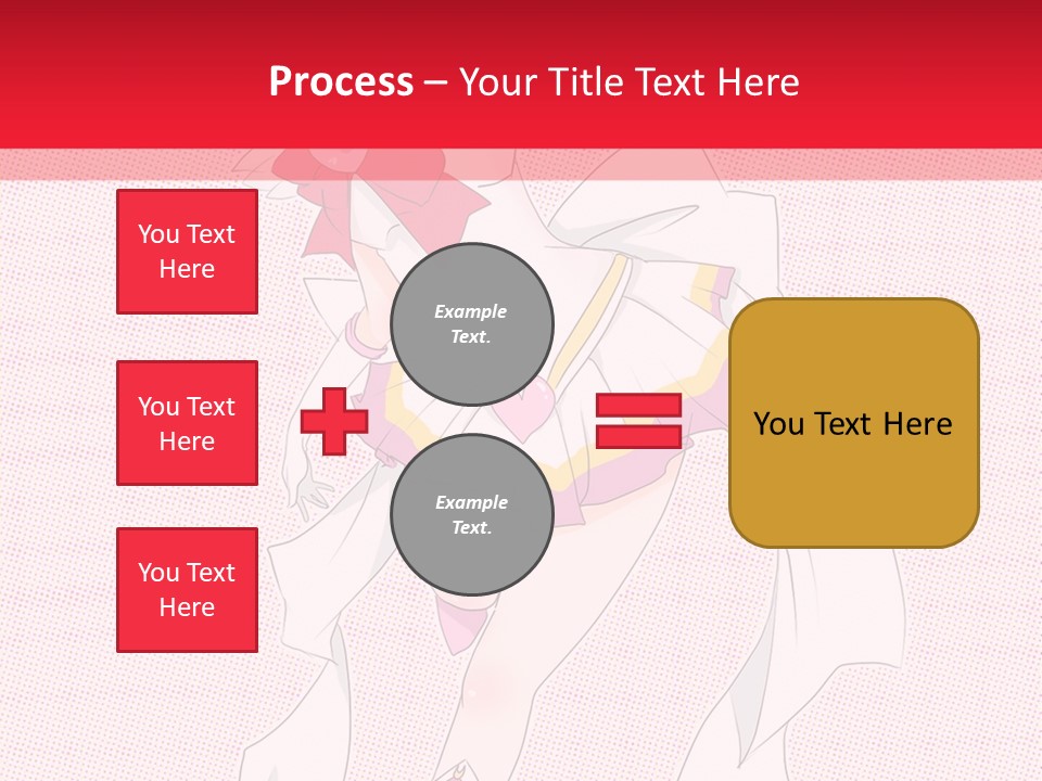 A Girl With A Heart Shaped Object In Her Hand PowerPoint Template