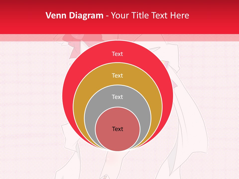 A Girl With A Heart Shaped Object In Her Hand PowerPoint Template