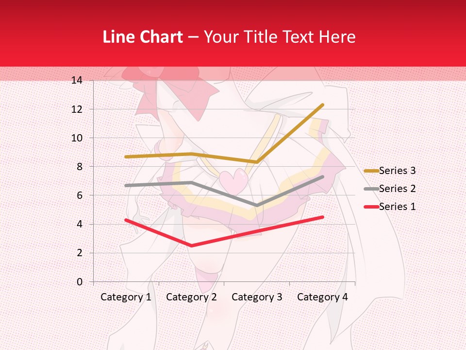 A Girl With A Heart Shaped Object In Her Hand PowerPoint Template