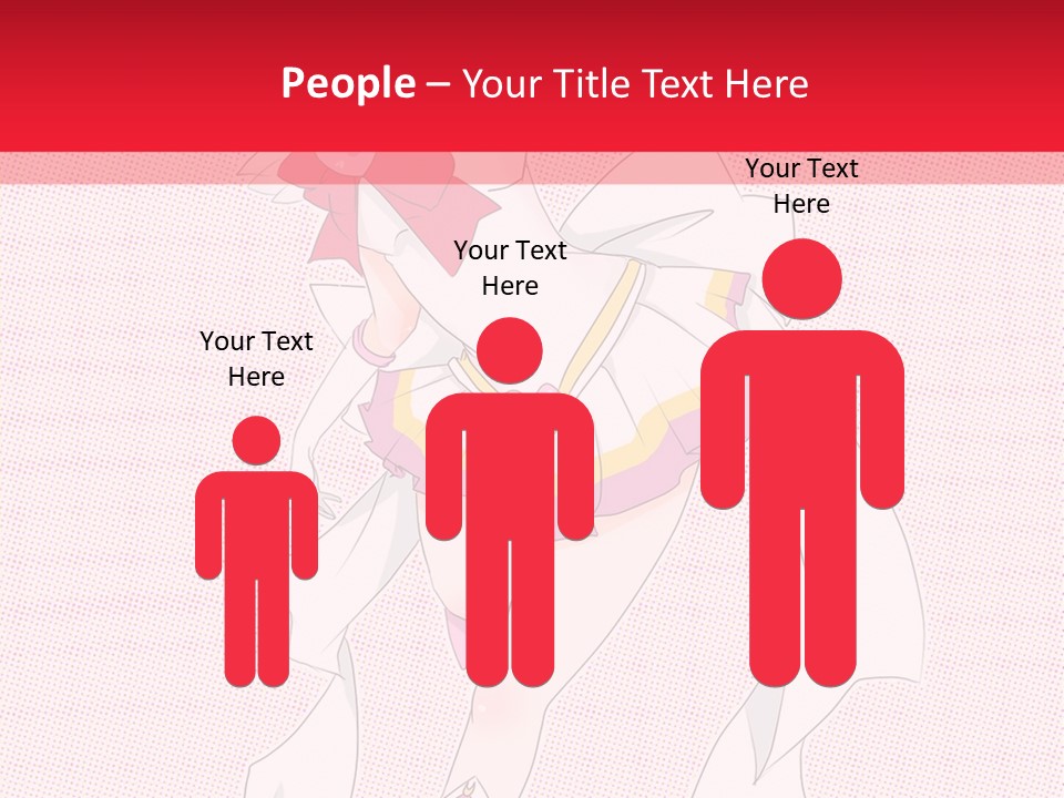 A Girl With A Heart Shaped Object In Her Hand PowerPoint Template