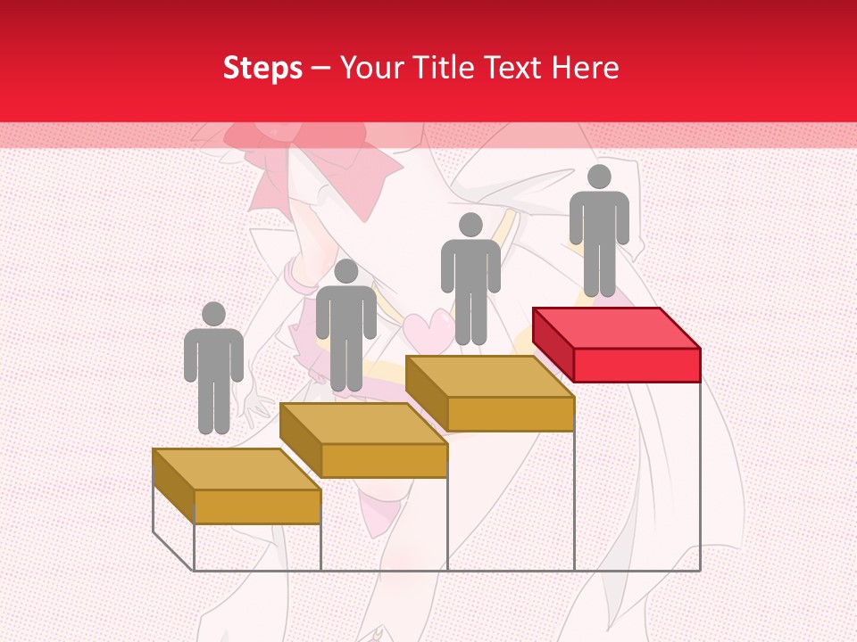 A Girl With A Heart Shaped Object In Her Hand PowerPoint Template