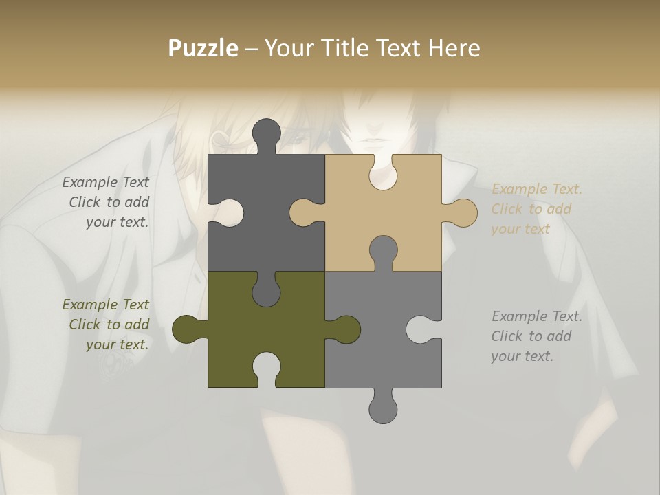 A Couple Of People Sitting Next To Each Other PowerPoint Template