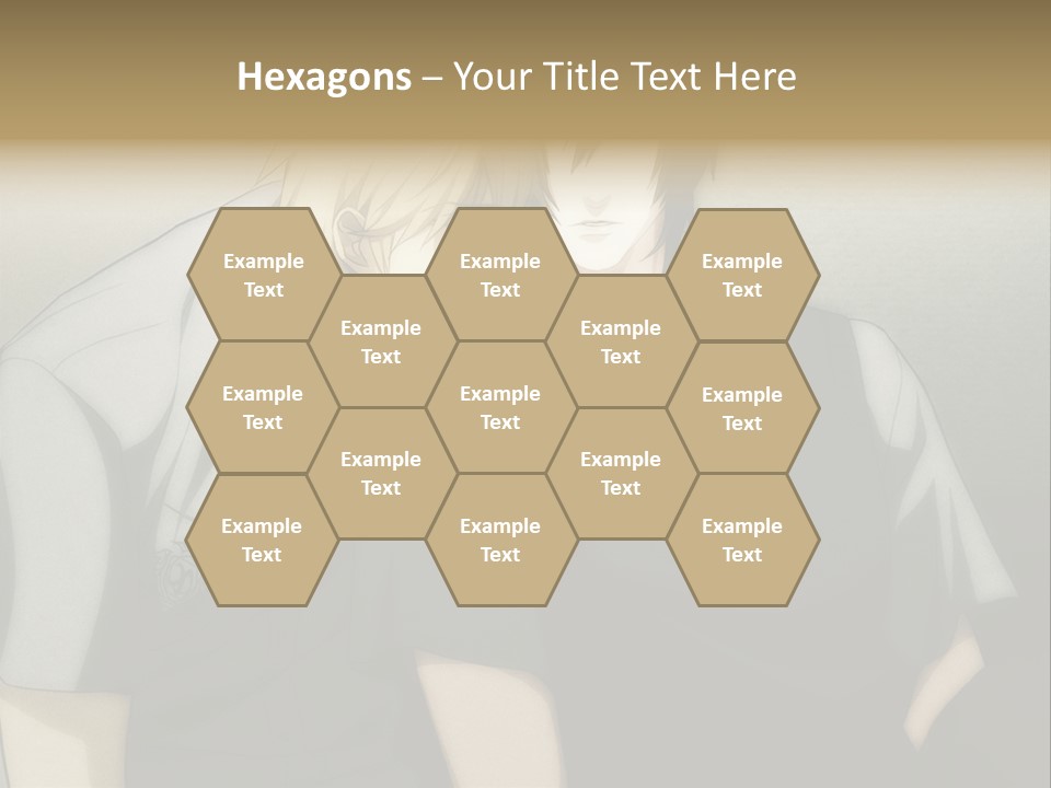 A Couple Of People Sitting Next To Each Other PowerPoint Template