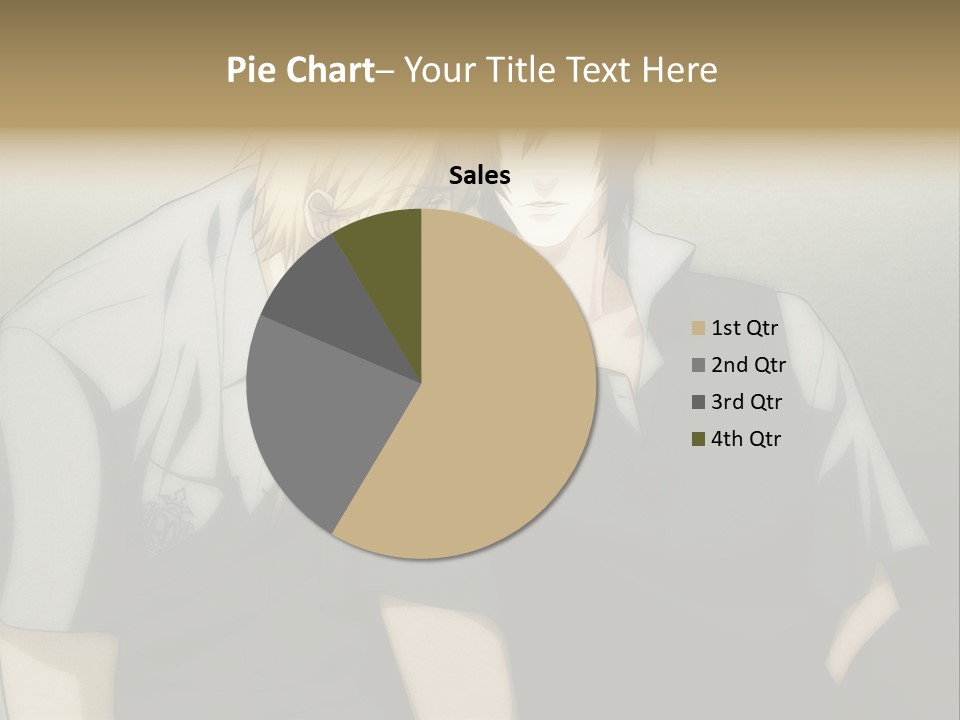 A Couple Of People Sitting Next To Each Other PowerPoint Template