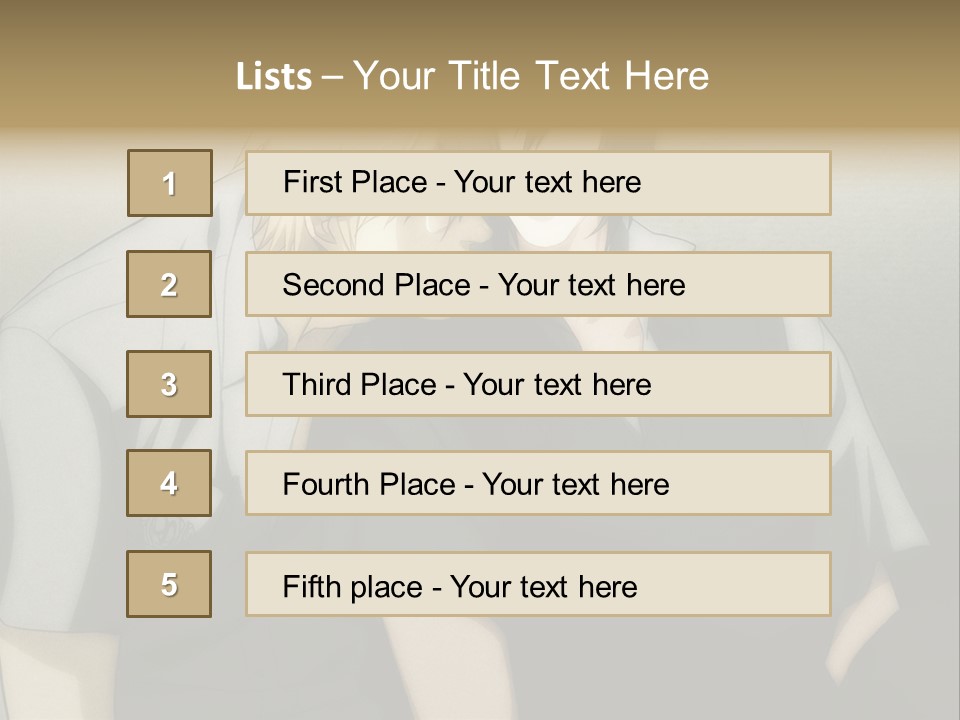 A Couple Of People Sitting Next To Each Other PowerPoint Template