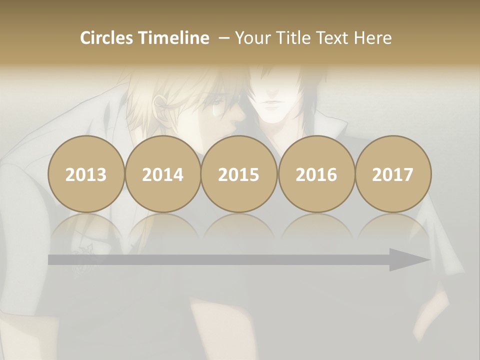 A Couple Of People Sitting Next To Each Other PowerPoint Template