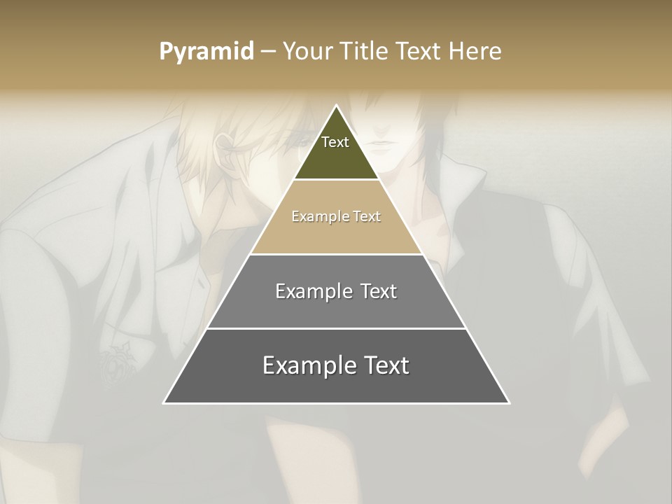 A Couple Of People Sitting Next To Each Other PowerPoint Template