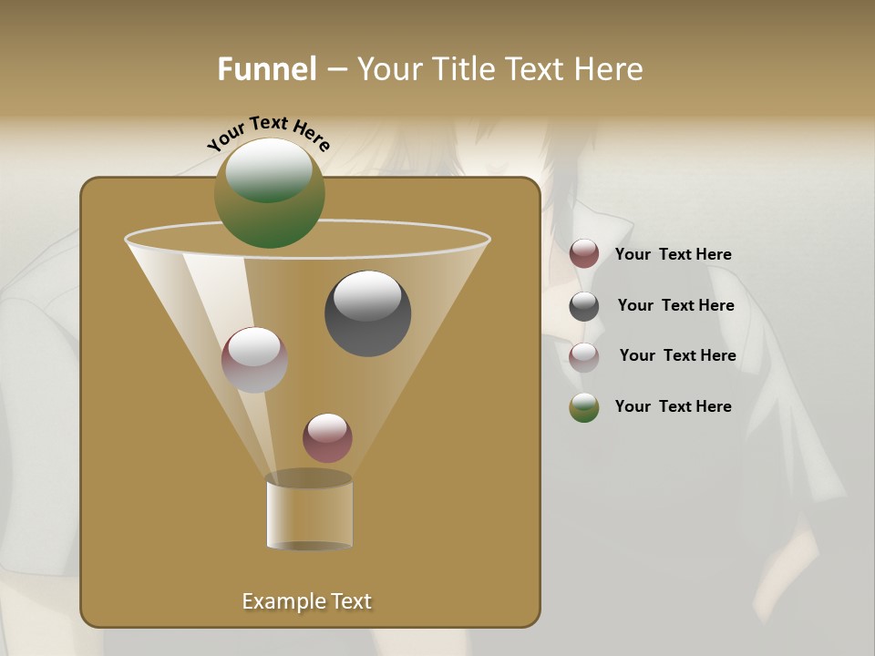 A Couple Of People Sitting Next To Each Other PowerPoint Template