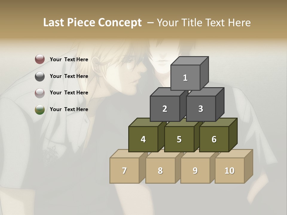 A Couple Of People Sitting Next To Each Other PowerPoint Template