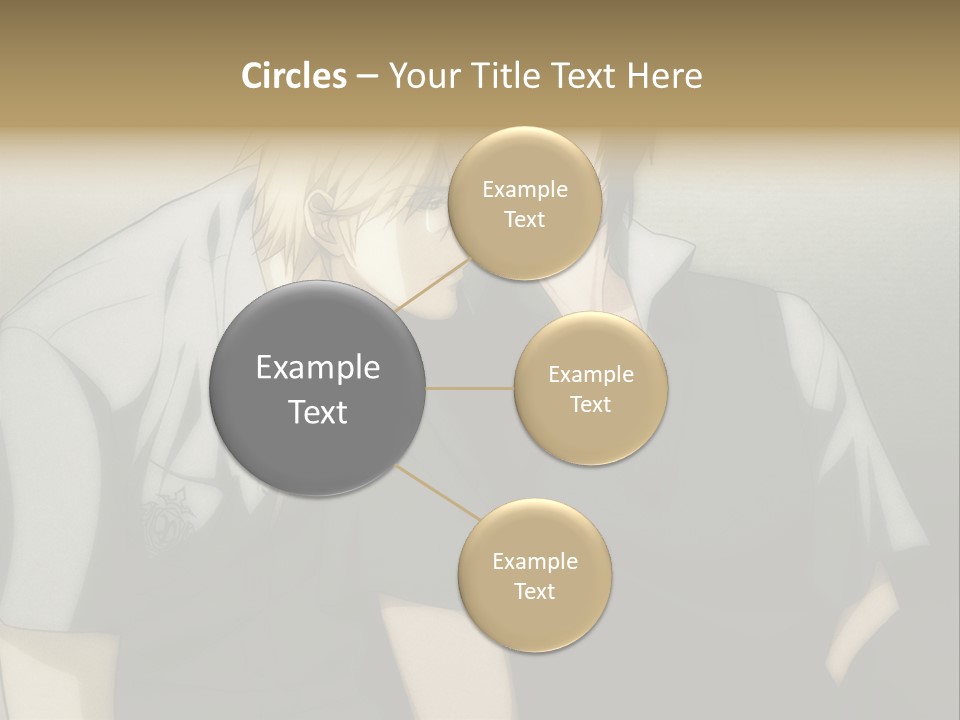 A Couple Of People Sitting Next To Each Other PowerPoint Template