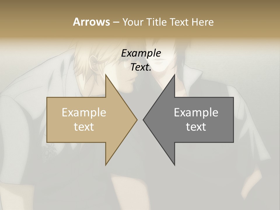 A Couple Of People Sitting Next To Each Other PowerPoint Template