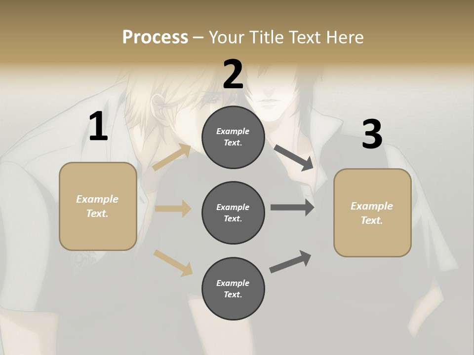 A Couple Of People Sitting Next To Each Other PowerPoint Template