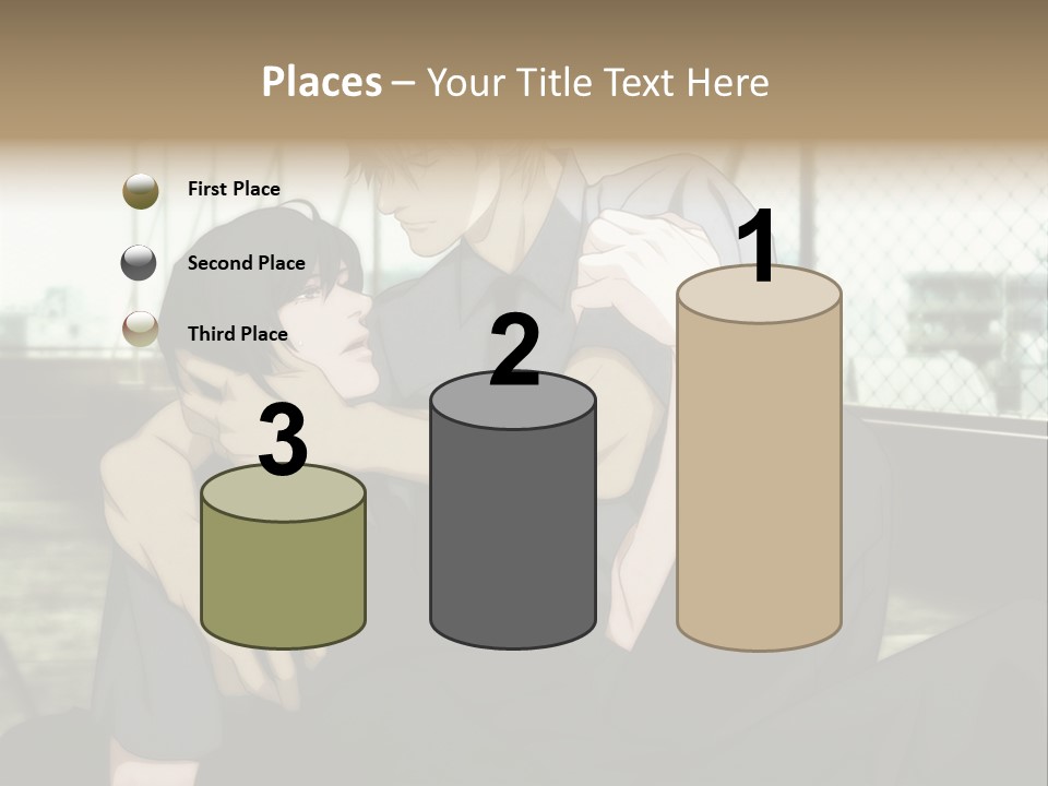 A Couple Of People That Are Hugging Each Other PowerPoint Template